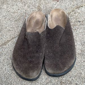 Birkenstock betula suede clogs women size 10